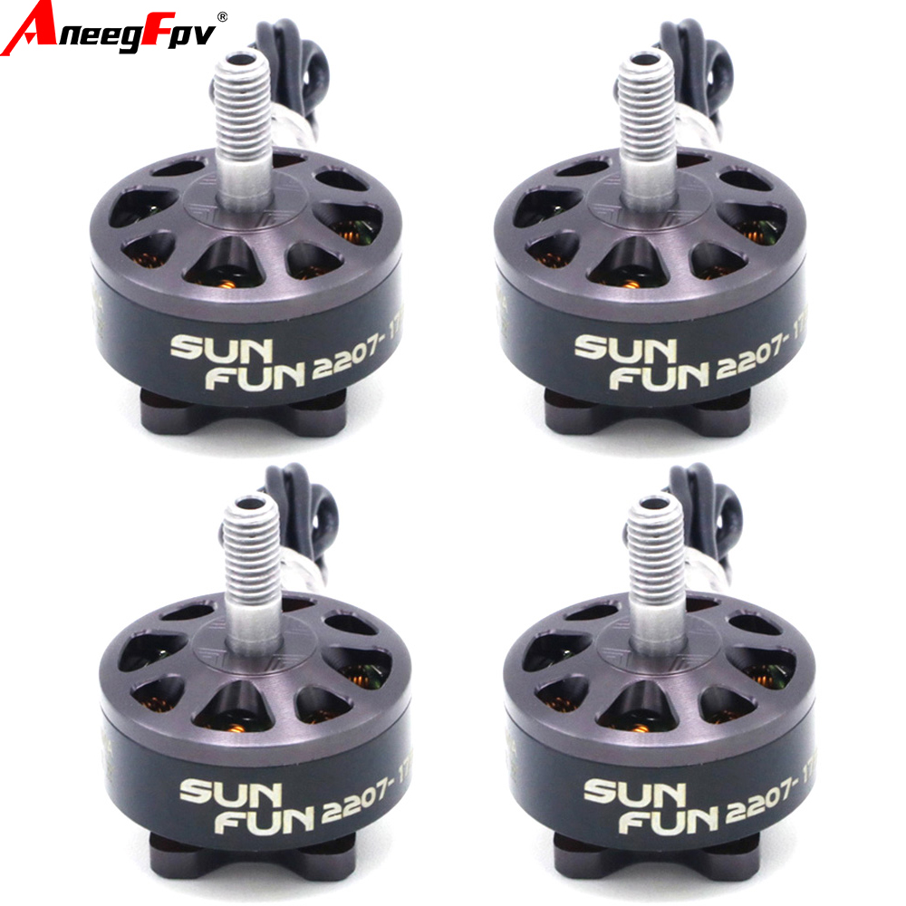 Drone Racing Motor - ชุดมอเตอร์ไร้แปรงถ่าน Sun Fun 2207 แบบเกลียว CW