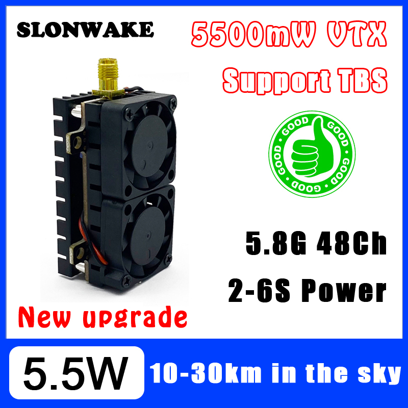Drone Racing Transmitter - ยาว 5.8GHz 5.5W เครื่องส่งสัญญาณ VTX 48CH