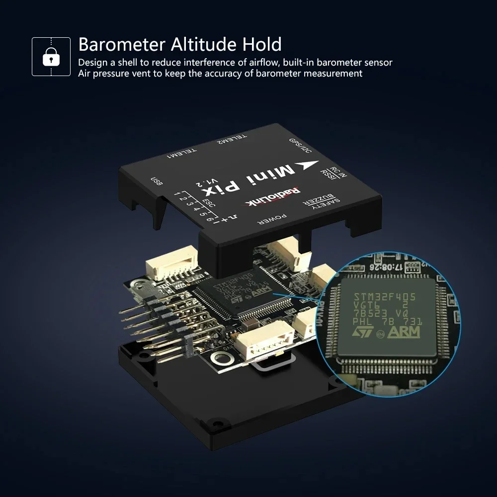 Radiolink New Mini PIX V1.2 ชุ - Drone Racing Flight Controller บทวิจารณ์และราคา