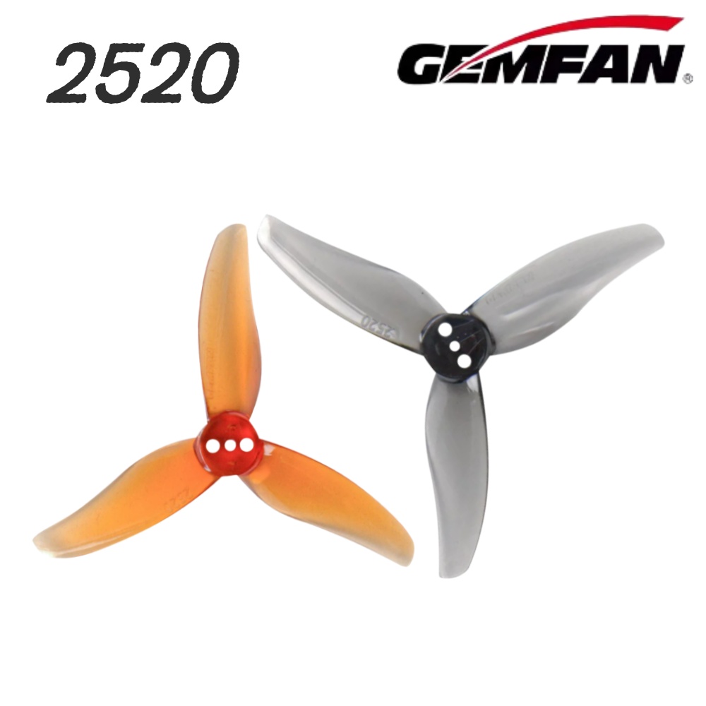 4 คู่เจมแฟน ฮิวริเคน 2520 2.5X - Drone Racing Propeller บทวิจารณ์และราคา