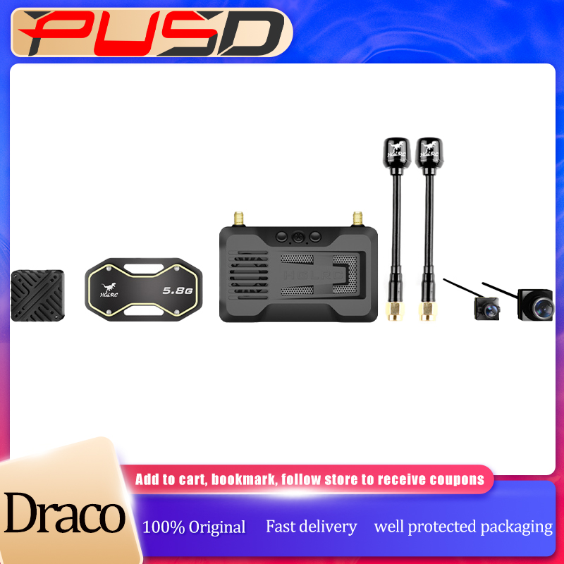 HGLRC Draco A1/A2 5.8Ghz HD VT - Drone Racing Transmitter บทวิจารณ์และราคา