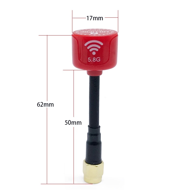 5.8GHz เสาอากาศ FPV RHCP 60 มม - Drone Racing Antenna บทวิจารณ์และราคา