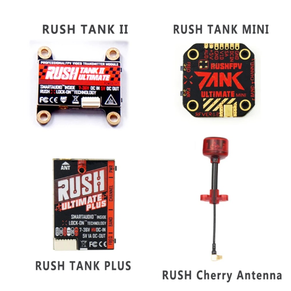 RUSH TANK Ultimate II/Mini/ PL - Drone Racing Transmitter บทวิจารณ์และราคา