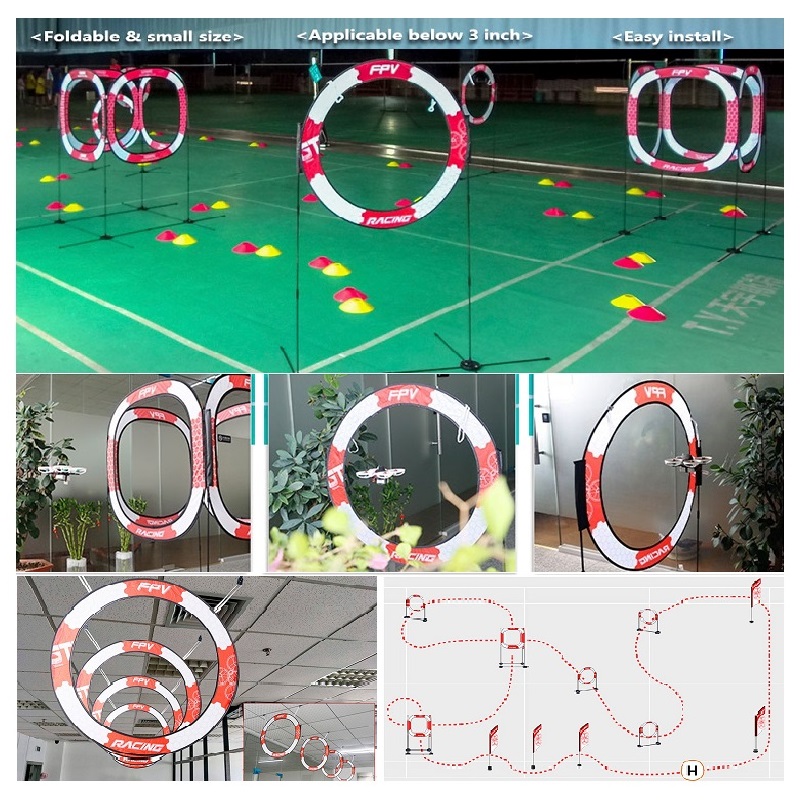 ประตูสำหรับฝึกบินโดรน FPV Raci - Drone Racing Flag บทวิจารณ์และราคา