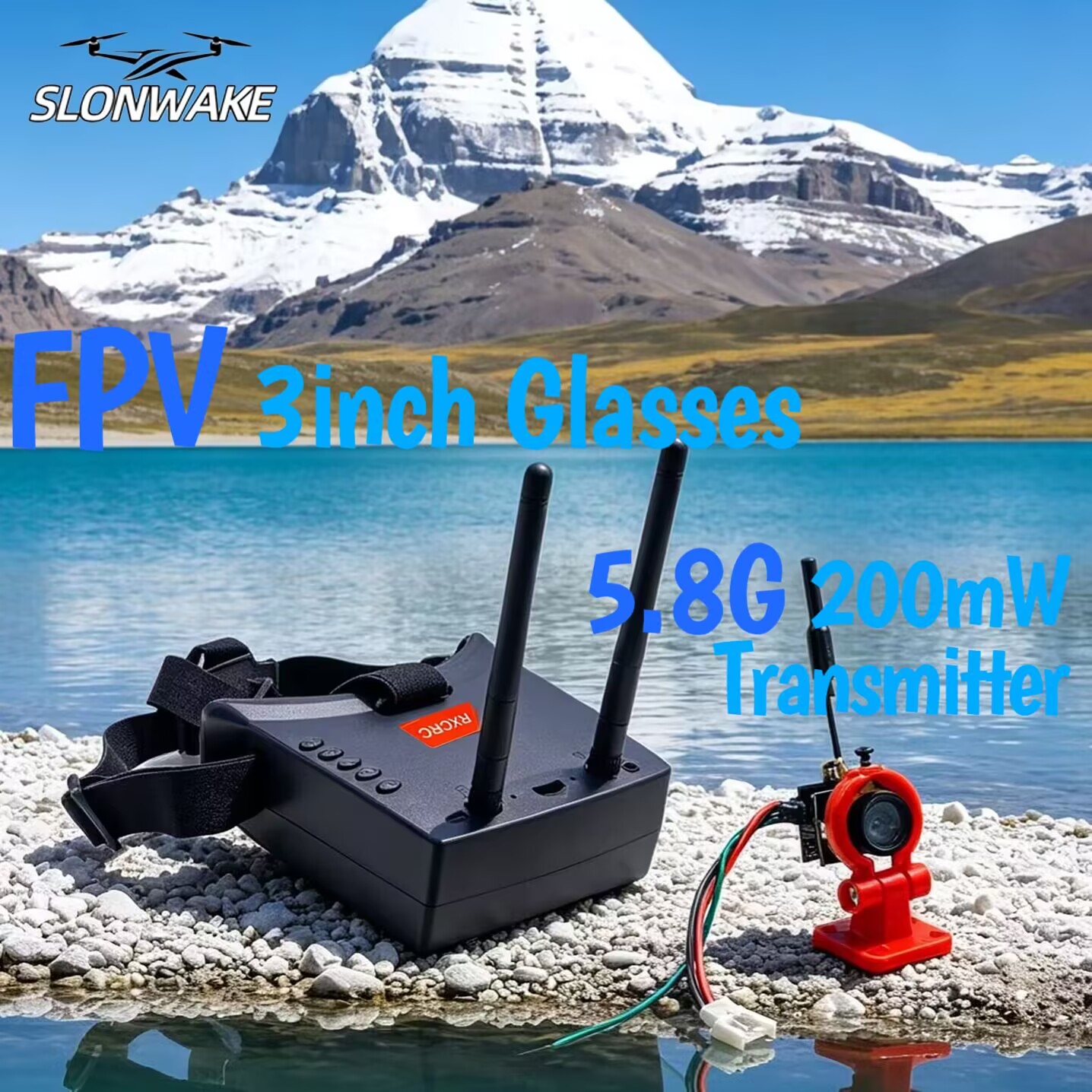 กล้องส่งสัญญาณอนาล็อก SLONWAKE - Drone Racing Vtx บทวิจารณ์และราคา